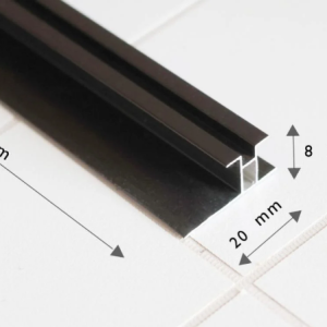 Black H-Chipboard Spacers (Fawasel) 8mm