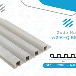 Alternative wood fluted panel 20cm, W200-Q BEIGE