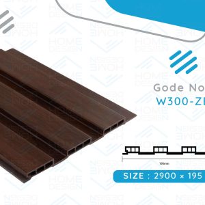 Alternative wood fluted panel 20cm, W300- ZB